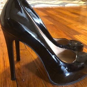 Black ex high heels